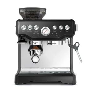 Automatic Electric Espresso Coffee Maker Machine With Grinder Home Commercial