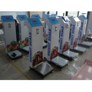 Coin slot /coin operated weight scales with 500kg Balance Scales