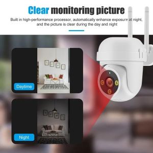 Wireless HD 2MP Full Color Night Vision Robot Outdoor Ip Wifi Cctv PTZ Security