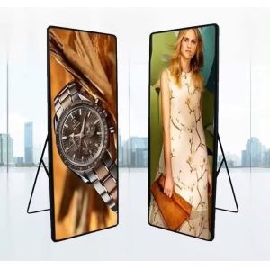 P1.53 led poster Vertical Movable indoor Slim Led Poster Display