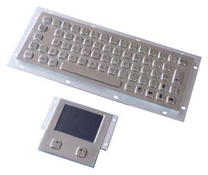Cheap Vandal proof industial keyboard integrate touchpad pointing device USB or PS/2 interface for sale