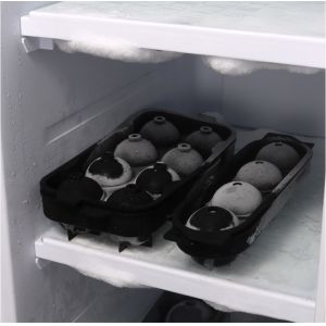 Hot Stocked Silicone Ice Ball Maker Easy Release Reusable Sphere Cube Tray for
