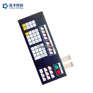 Silkscreen Printing Customized Design PET Membrane Switch Digital Overlay