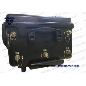 High Power Cell Phone Signal Jammer Waterproof 20 - 6000Mhz Vehicle Bomb Jammer