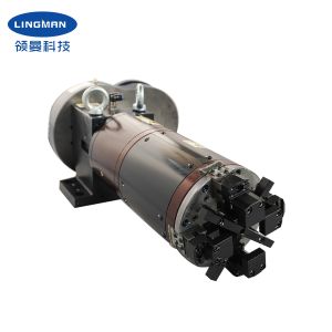 Lingman Laser Feeding Chuck 240T Four Jaws Laser Pipe Cutting Pneumatic Chuck