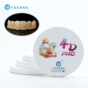 Cheap Best Selling Yucera 4d Pro Multilayer Zirconia Disc Ceramic for Cad Cam for CE ISO for Lab for sale