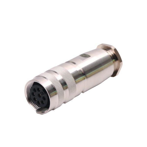 Quality IP67 M16 Circular Connector Shielded Female Straight 8pins 24Pins wholesale