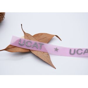 TPU Custom Shiny Silicone Logo Screen Printed Patches For Garments