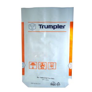 PE valve bags with open top & M gusset