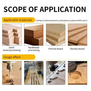 Manufacturer Hot Sales Cabide End Mill 2Flute Spiral up and Down Cut CNC Bit