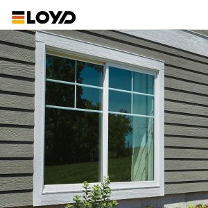 Double-Sash Aluminum Sliding Window with Cross Ventilation