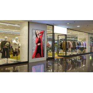 65inch 3000nits Digital Window Display Wall Mount/Hanging LCD Monitor Digital