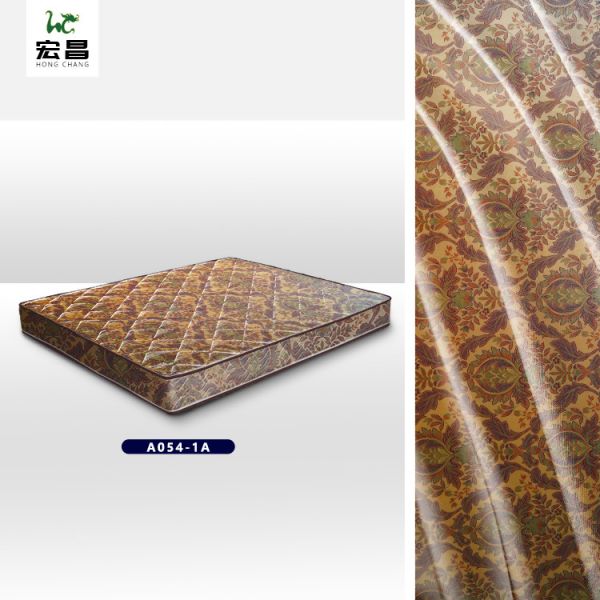 Quality Orange Retro Soft Breathable Mattress Quilting Fabric Polyester 210cm Width wholesale