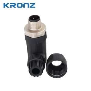 China M12 Aviation Plug Connector Waterproof Male Head 8 Pin A-coding Circular Connector IP67 on sale