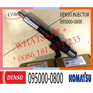 Diesel Common Rail Fuel Injector 095000-0801 095000-0800 For Komatsu SA6D125E
