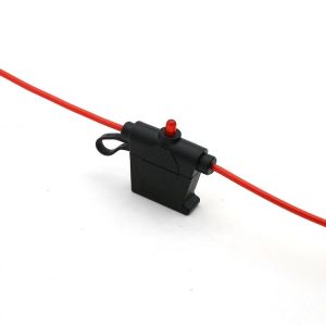 Inline Blade Fuse Holder With Indicator Light LPR-04B-I-12R Standard Size Long