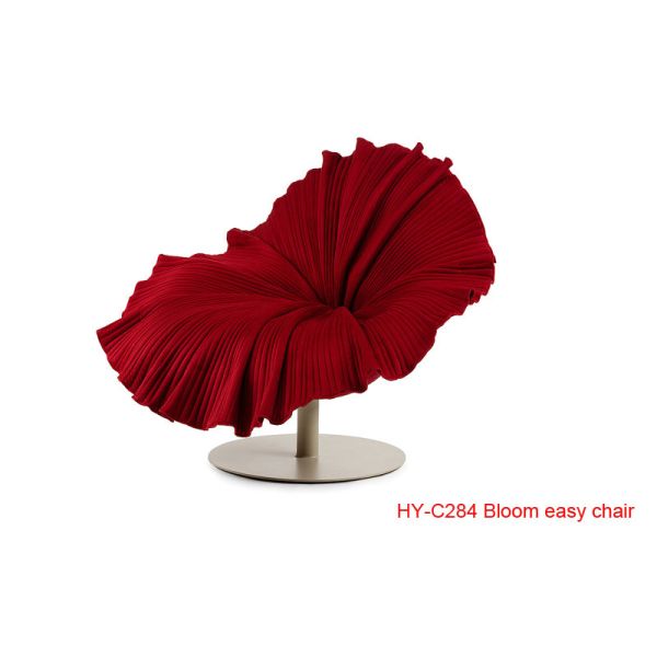Quality High replica Colorful bloom easy chair flower shape chair bloom lounge chair in fabric modern calssic lougne chair wholesale