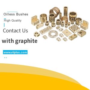 Solid Lubricant Embedded MPBZ10-12 Oil Free Bushing Brass Alloy