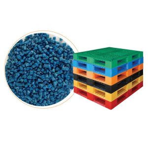 Heavy Duty PP / HDPE Plastic Pallets Size Customized With Four Way Entry