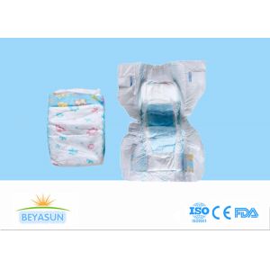 China Chlorine Free Elastic Waistband Disposable Baby Diapers on sale