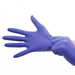 China Best prices Disposable Nitrile Gloves Anti Virus Anti Bacterial powder free Latex Free AQL 1.5 high quality with FDA 510 on sale