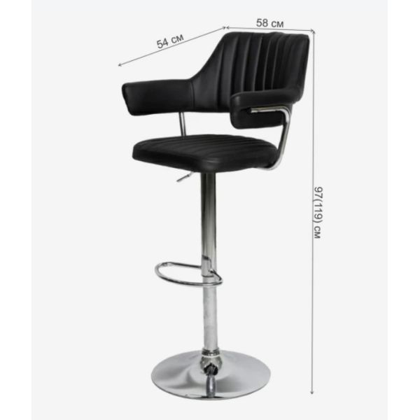 Big Size Seat Modern Fabric Bar Stools Height Adjustable Kitchen Counter Bar Pub