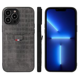 Wallet Phone Case Personalised Leather Phone Case Modern Style