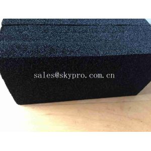 Abrasion Resistant Lightweight EPDM Foam Sheet Mat Black Color Sponge Flat