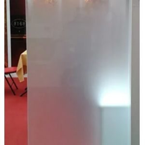 Artistic/Milk-White Frosted Glass Used for Shower Room Partition with Fine