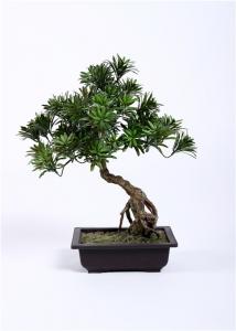 China Leaning Bonsai Pine Tree BC076-4 , 55cm Artificial Outdoor Bonsai Trees Lush on sale