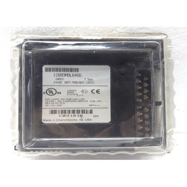 Quality 16 Point Control Interface Module IC693MDL645 24 Volt DC Positive / Negative Logic Input wholesale