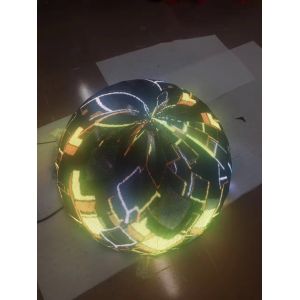 HD Full Color Led Video Display Panels SMD Indoor 0.8m Diameter P4 2 Years