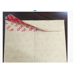 High Residue Tamper Proof Security Labels tape For Paper Envelope / Document