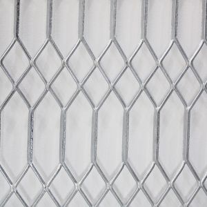 Steel Expanded Metal Grating Industrial Flattened Roller Leveling Or Wave Types