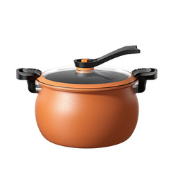 28cm Kitchen Cast Iron Maifan Stone Micro Pressure Cooker With Handle