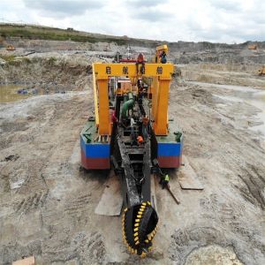 Customized Cumins 634kw Diesel Engine Cutter Sand Dredger with Hydraulic Cutter