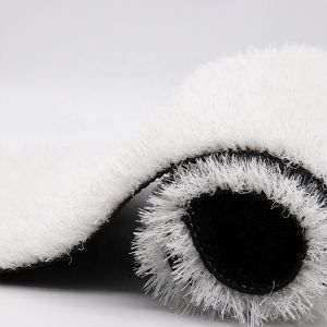 White artificial grass Synthetic Grass Roll Garden Outdoor event artificial