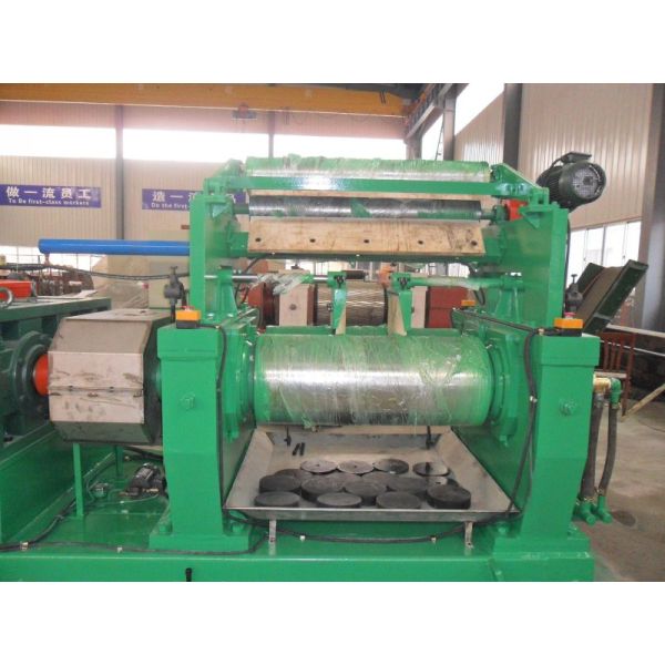 16" Roll Diameter PLC Control Stainless Steel Rubber Mixing Machine Open Rubber Mixing Mill