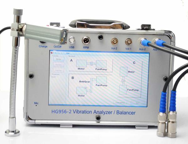 Quality 60 - 60000r / Min Non Destructive Testing Equipment For Bearing Fault Detection Vibration Analysis Meter wholesale