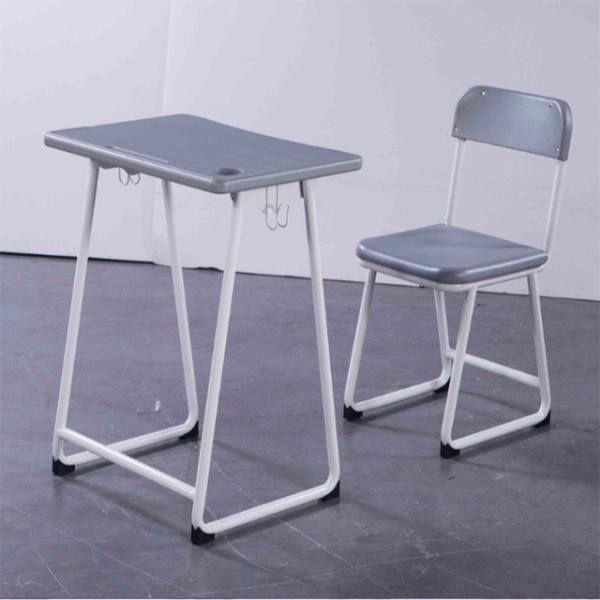 Quality Elementary Student Desk And Chair Set With Adjustable Height / Book Hook wholesale