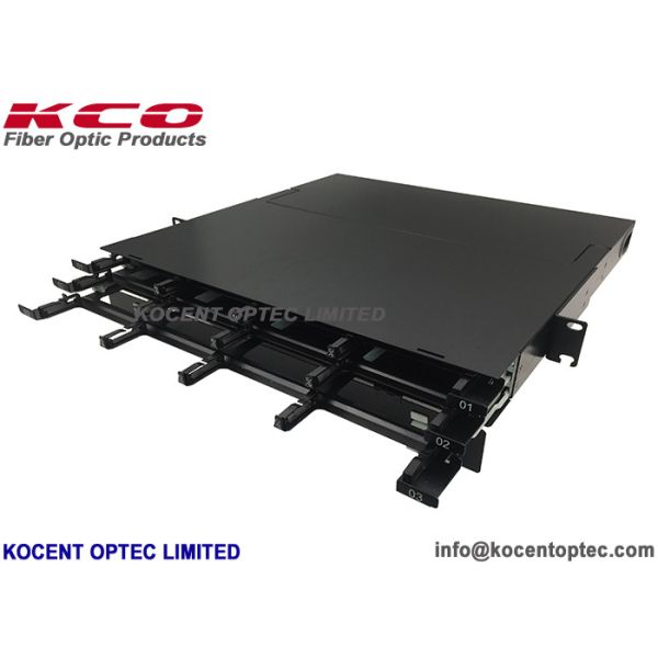 MPO Cassetle Rack Mount Mtp Patch Cord DLC Multimode OM3 OM4 OM5 12 Port Patch