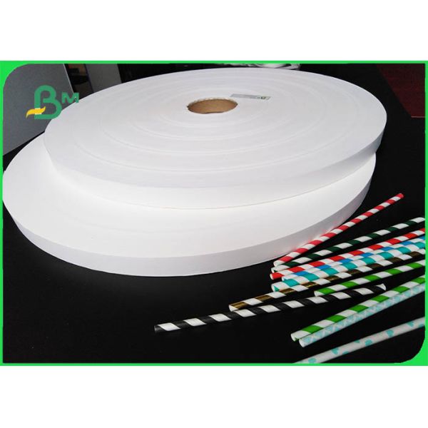 Eco - Friendly 10mm - 600mm Width 60GSM 120GSM White Food Grade Paper