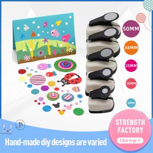 DIY Mini Craft Hole Punch with ZEQUAN Circle Paper Punch Cutter in Multiple