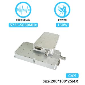 China Anti Drone Module 150W 5.8g Jammer Interceptor Blocking Antidrone Jamming Module With  GAN And Isolation Protector on sale