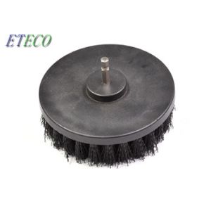 Black 3 Pcs Power Scrubber Brush Set Heavy Duty Stiff Bristle Non Scratchy