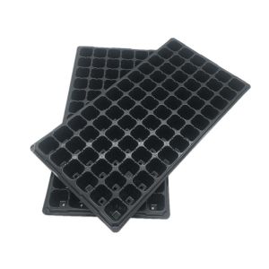 Cheap 105 Cavity PS 1mm Plastic Seedling Tray 5cm Deep Vegetable Growing Trays for sale