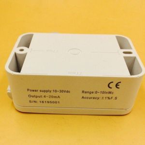 White 4-20mA ABS Plastic Low Differential Pressure Transmitter