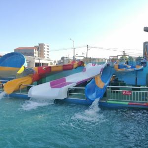 Humanization Design Amusement Park Water Slide For Kids Erosion Resistant