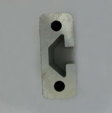 Quality Silvery Anodized 6063-T5 Aluminium Profile System With Milling / Drilling wholesale
