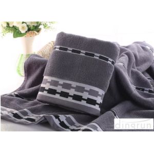 China Jacquard Style Microcotton Bath Towels Natural Anti Bacterial 400 Gsm on sale